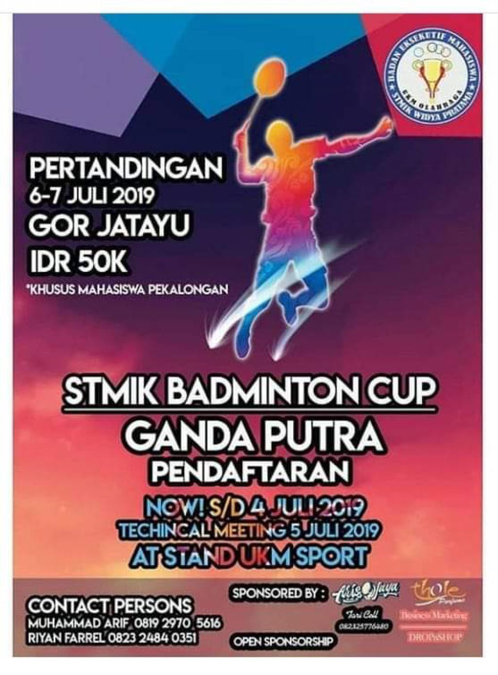 stmik-widya-pratama-badminton-cup